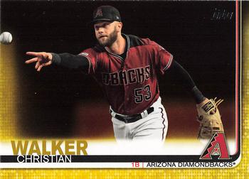 2019 Topps Update - Yellow #US18 Christian Walker Front