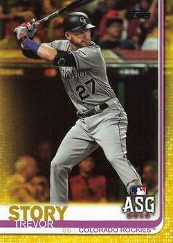 2019 Topps Update - Yellow #US44 Trevor Story Front