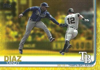 2019 Topps Update - Yellow #US68 Yandy Diaz Front