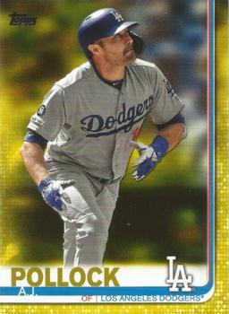 2019 Topps Update - Yellow #US70 A.J. Pollock Front