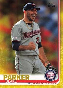 2019 Topps Update - Yellow #US90 Blake Parker Front