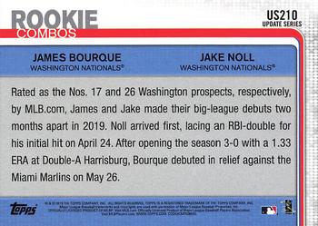 2019 Topps Update - Yellow #US210 Jake Noll/James Bourque Back