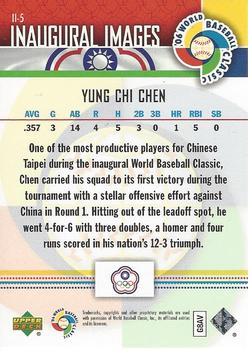 2006 Upper Deck - Inaugural Images #II-5 Yung-Chi Chen Back