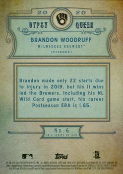 2020 Topps Gypsy Queen #6 Brandon Woodruff Back