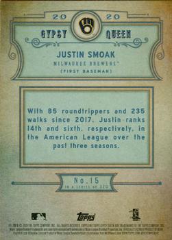 2020 Topps Gypsy Queen #15 Justin Smoak Back