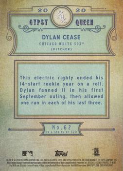 2020 Topps Gypsy Queen #62 Dylan Cease Back
