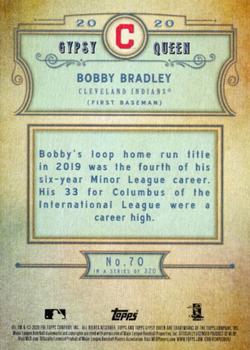 2020 Topps Gypsy Queen #70 Bobby Bradley Back
