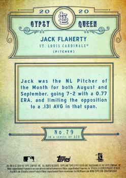 2020 Topps Gypsy Queen #79 Jack Flaherty Back