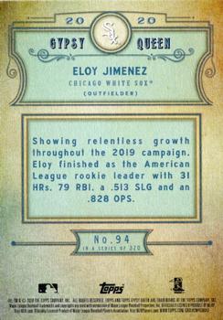 2020 Topps Gypsy Queen #94 Eloy Jimenez Back