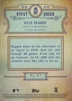 2020 Topps Gypsy Queen #97 Kyle Seager Back