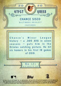 2020 Topps Gypsy Queen #121 Chance Sisco Back