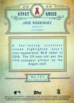 2020 Topps Gypsy Queen #127 Jose Rodriguez Back