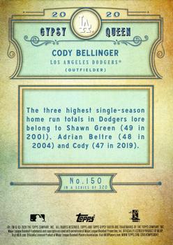 2020 Topps Gypsy Queen #150 Cody Bellinger Back