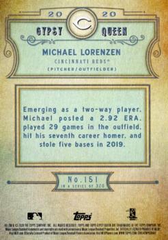 2020 Topps Gypsy Queen #151 Michael Lorenzen Back
