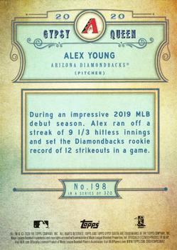2020 Topps Gypsy Queen #198 Alex Young Back