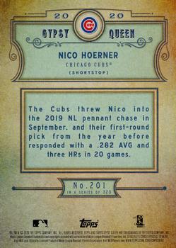 2020 Topps Gypsy Queen #201 Nico Hoerner Back