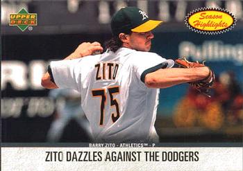 2006 Upper Deck - Season Highlights #SH-9 Barry Zito Front