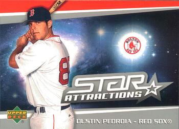 2006 Upper Deck - Star Attractions #SA-DP Dustin Pedroia Front