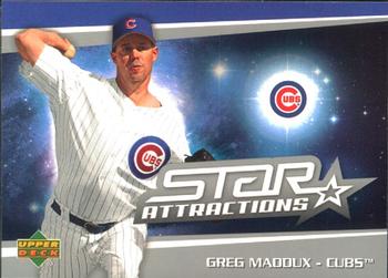 2006 Upper Deck - Star Attractions #SA-GM Greg Maddux Front