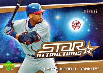 2006 Upper Deck - Star Attractions Gold #SA-GS Gary Sheffield Front