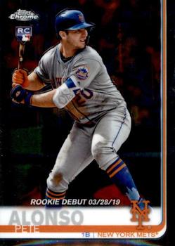 2019 Topps Chrome Update #52 Pete Alonso Front
