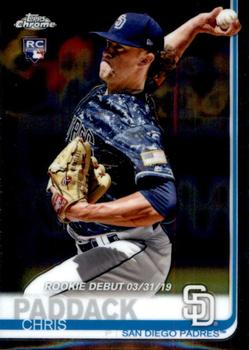 2019 Topps Chrome Update #55 Chris Paddack Front