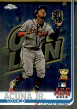 2019 Topps Chrome Update #81 Ronald Acuña Jr. Front