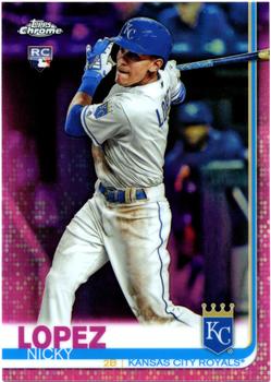 2019 Topps Chrome Update - Pink Refractor #39 Nicky Lopez Front
