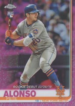 2019 Topps Chrome Update - Pink Refractor #52 Pete Alonso Front