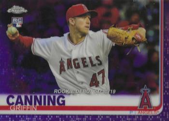 2019 Topps Chrome Update - Purple Refractor #65 Griffin Canning Front
