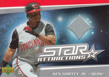 2006 Upper Deck - Star Attractions Materials #SA-KG Ken Griffey Jr. Front