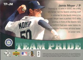 2006 Upper Deck - Team Pride #TP-JM Jamie Moyer Back