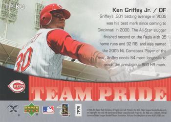 2006 Upper Deck - Team Pride #TP-KG Ken Griffey Jr. Back