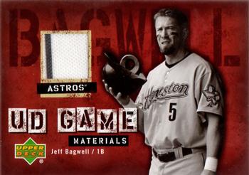 2006 Upper Deck - UD Game Materials (Series One) #UD-JB Jeff Bagwell Front