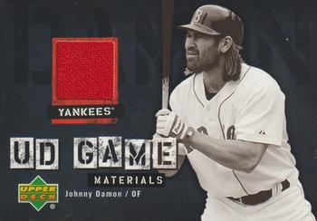 2006 Upper Deck - UD Game Materials (Series One) #UD-JD Johnny Damon Front