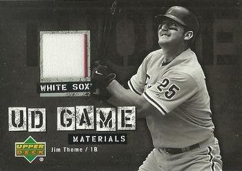 2006 Upper Deck - UD Game Materials (Series One) #UD-JT Jim Thome Front