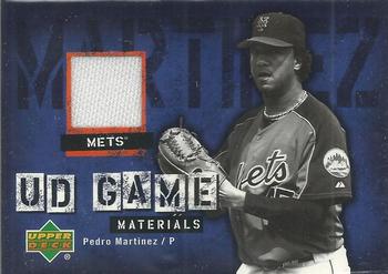 2006 Upper Deck - UD Game Materials (Series One) #UD-PM Pedro Martinez Front