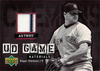 2006 Upper Deck - UD Game Materials (Series One) #UD-RC Roger Clemens Front