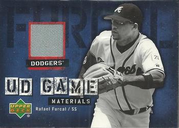 2006 Upper Deck - UD Game Materials (Series One) #UD-RF Rafael Furcal Front