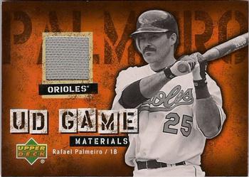2006 Upper Deck - UD Game Materials (Series One) #UD-RP Rafael Palmeiro Front
