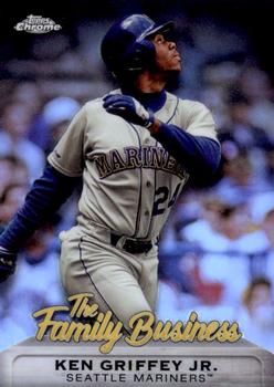 2019 Topps Chrome Update - The Family Business #FBC-1 Ken Griffey Jr. Front