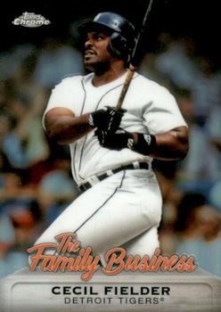 2019 Topps Chrome Update - The Family Business #FBC-9 Cecil Fielder Front