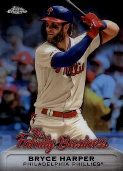 2019 Topps Chrome Update - The Family Business #FBC-14 Bryce Harper Front