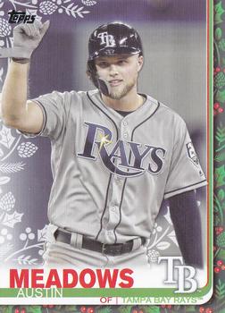 2019 Topps Holiday #HW34 Austin Meadows Front