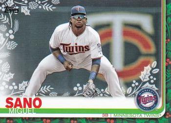 2019 Topps Holiday #HW102 Miguel Sano Front