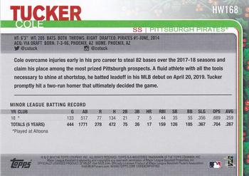 2019 Topps Holiday #HW168 Cole Tucker Back