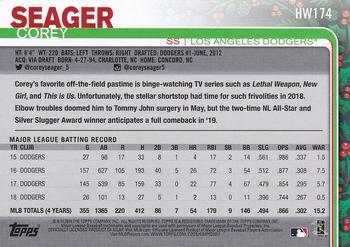 2019 Topps Holiday #HW174 Corey Seager Back