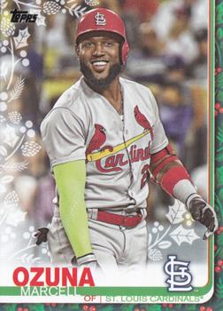 2019 Topps Holiday #HW194 Marcell Ozuna Front