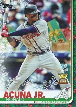 2019 Topps Holiday #HW85 Ronald Acuna Jr. Front