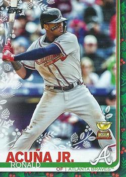 2019 Topps Holiday #HW85 Ronald Acuna Jr. Front